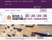 Tablet Screenshot of bois-habitat.be